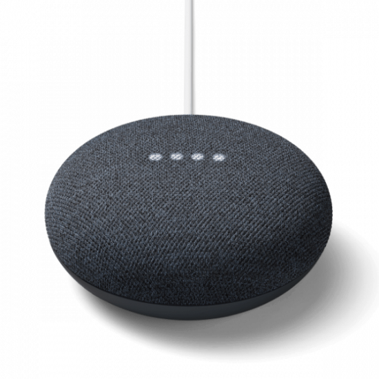 Enceinte Google Nest Mini 2 2e génération haut-parleur Assistant pour maison intelligente