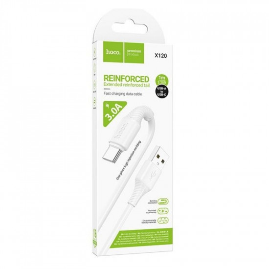 cable hoco 120 USB to Type C 1M Blanc