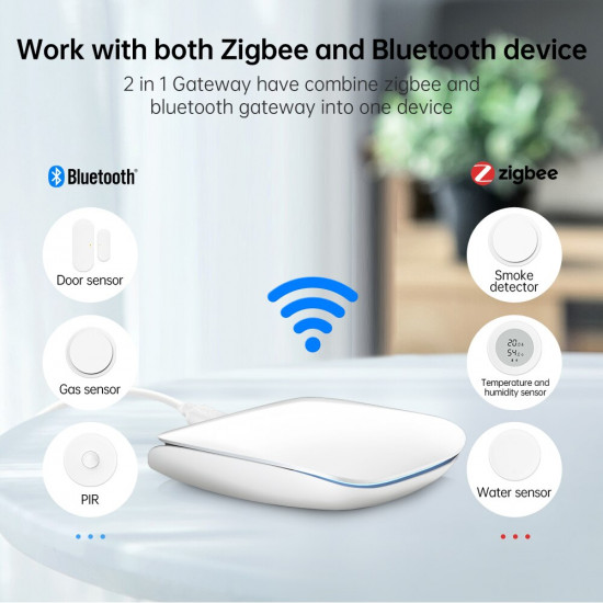 Passerelle Zigbee Bluetooth sans fils Tuya AVATTO GW16