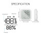 Capteur de température et d'humidité, thermomètre LCD, hygromètre tuya zigbee Moes ZSS-KB-TH-LF-C