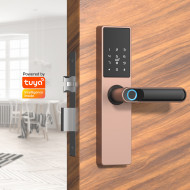 Serrure De Porte Electronique WiFi Intelligente à Empreinte 520-Tuya-Cooper Serrure De Porte Electronique WiFi Intelligente à Empreinte 520-Tuya-Cooper