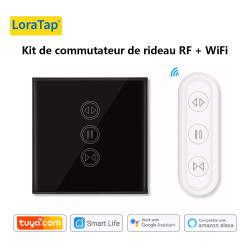 Tuya Smart Life WiFi Curtain Blind Switch for Roller Shutter Electric motor with remote control