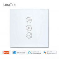 Interrupteur tactile Blanc connecté et intelligent pour rideaux et volet roulant électrique wifi WS-EUR-CW Interrupteur tactile Blanc connecté et intelligent pour rideaux et volet roulant électrique wifi WS-EUR-CW