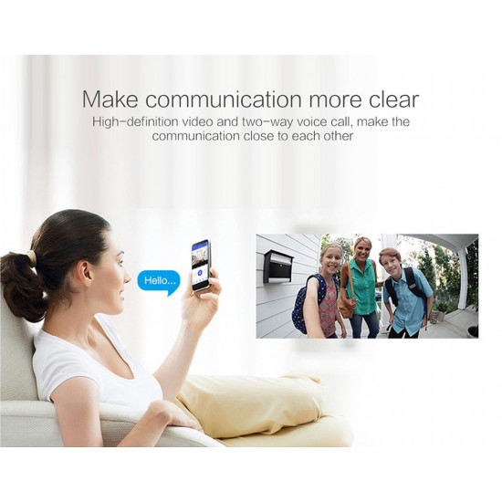 Smart doorbell wifi door bell camera Visual Intercom with Chime Night vision IP Wireless Home Alarm Security Camera V5 Smart doorbell wifi door bell camera Visual Intercom with Chime Night vision IP Wireless Home Alarm Security Camera V5