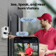 Sonnette videophone Tuya avec moniteur 7" intelligent et contrôle d'accès aux portes AHD7-2C white