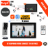 Sonnette videophone Tuya avec moniteur10" intelligent et contrôle d'accès aux portes KW06 AHD10  white avec option NVR et carte Mifare