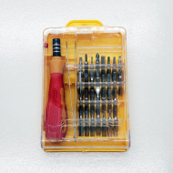 Screwdriver set with 24 magnetic bits