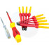 Jeu de tournevis 12pcs interchangeables isolés - VDE 1000 Volts Tolsen V33212