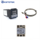 Dual Digital PID Temperature Controller Thermostat Kit REX-C100 with SSR-40DA heat sink quality K probe Thermocouple Dual Digital PID Temperature Controller Thermostat Kit REX-C100 with SSR-40DA heat sink quality K probe Thermocouple