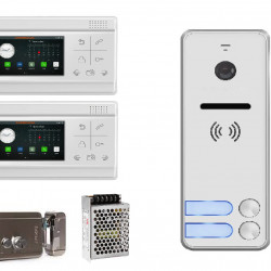 4-wire videophone kit for 2 floors sesdz-01-458S-3.4