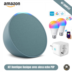 KIT Domtique Basique avec alexa echo POP sesdz-echo-pop2 KIT Domtique Basique avec alexa echo POP sesdz-echo-pop2