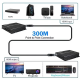 Amplificateur de Signal KVM  IP 4k 300M HDMI Extender sur RJ45 câble Ethernet 
