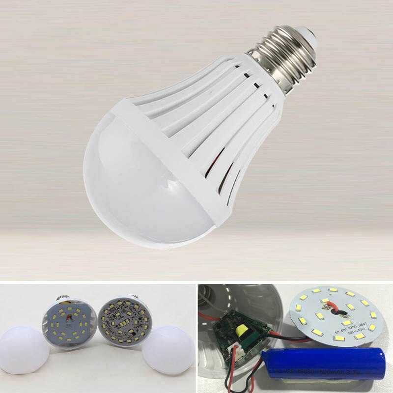 Lampe d'urgence d'extérieur, ampoule Rechargeable, lampe de marché
