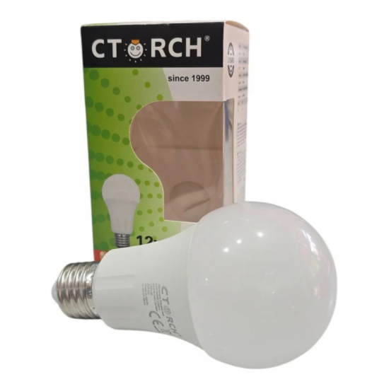 Lampe Torche LED E27 12W avec Détecteur de Mouvement