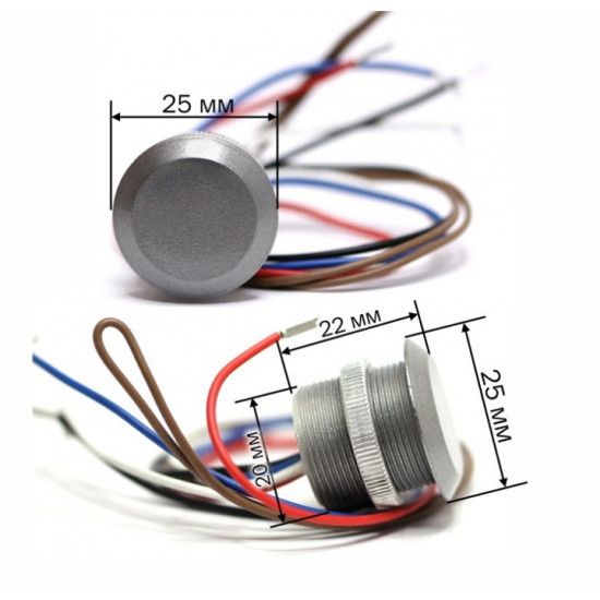 lecteur de cartes d'accès RFID 125khz 22MM