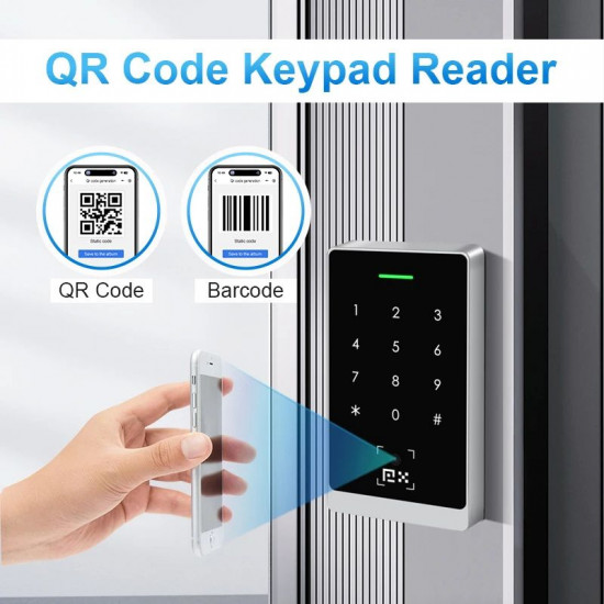 Clavier de contrôle d'accès avec Scanner de code à barres QR Wiegand RS485 secukey QR8 Clavier de contrôle d'accès avec Scanner de code à barres QR Wiegand RS485 secukey QR8