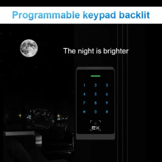 Clavier de contrôle d'accès avec Scanner de code à barres QR Wiegand RS485 secukey QR8 Clavier de contrôle d'accès avec Scanner de code à barres QR Wiegand RS485 secukey QR8