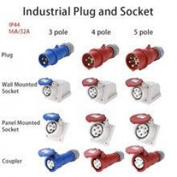 Industriel plug and socket