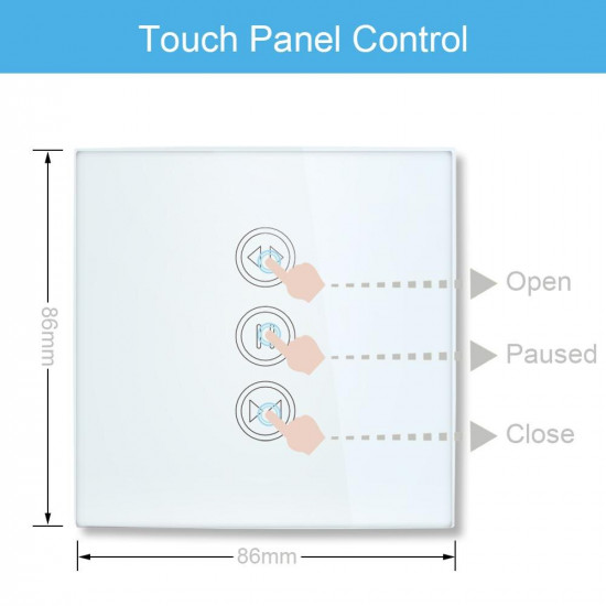Tuya Smart Life WiFi Curtain Blind Switch for Roller Shutter Electric motor Google Home Alexa Echo Voice Control DIY Smart Home Tuya Smart Life WiFi Curtain Blind Switch for Roller Shutter Electric motor Google Home Alexa Echo Voice Control DIY Smart Home