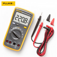 FLUKE 15B+ Digital multimeter AC/DC Voltage Current Capacitance Ohm Temperature tester Auto/Manual Range Measurement