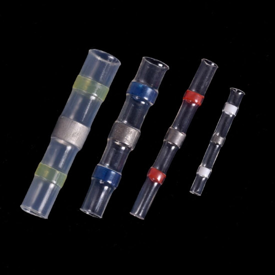 100PCS Boxed Heat Shrink Connect Terminals Wire Insulated Butt Connectors Waterproof Solder Sleeve Tube Crimp Terminals With 100PCS Boxed Heat Shrink Connect Terminals Wire Insulated Butt Connectors Waterproof Solder Sleeve Tube Crimp Terminals With