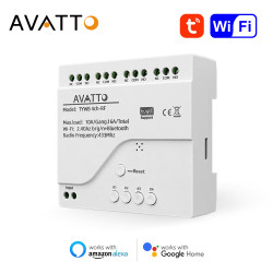 Relais de commande à distance 4 chaines wifi , bluetooth , RF433 Mhz Avatto tuya  Relais de commande à distance 4 chaines wifi , bluetooth , RF433 Mhz Avatto tuya