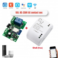 Module de Controle à distance Porte Garage  WIFI RF application Tuya 1CH AC 85-250V