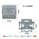 Module Variateur d'Éclairage Dimmer Zigbee 3.0 – 2 Canaux – Tuya MOES ZM-105B-M