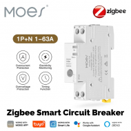  Disjoncteur Intelligent Zigbee 63A – Protection Réglable, Compteur d'Énergie et Commande à Distance Tuya MOES ZCB-A5-63A
