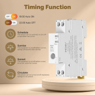  Disjoncteur Intelligent Zigbee 63A – Protection Réglable, Compteur d'Énergie et Commande à Distance Tuya MOES ZCB-A5-63A