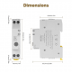  Disjoncteur Intelligent Zigbee 63A – Protection Réglable, Compteur d'Énergie et Commande à Distance Tuya MOES ZCB-A5-63A
