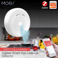 Détecteur intelligent de fuite de gaz Tuya ZigBee Moes ZSS-QY-GL avec sirène intégré 