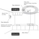 Détecteur intelligent de fuite de gaz Tuya ZigBee Moes ZSS-QY-GL avec sirène intégré 