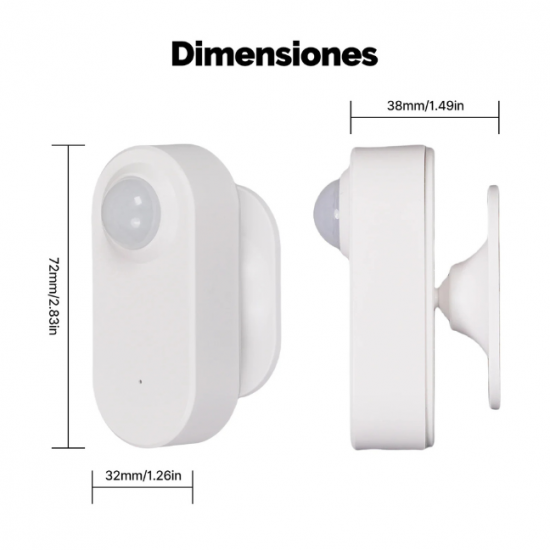 Détecteur de Présence Intelligent Zigbee – Sans Fil – Tuya MOES ZG-204-ZN 