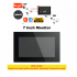 Moniteur Blanc 7 Pouce avec ecran tactile et entrée 2CAM Pour visiophone hybride intélligent Tuya  AHD7