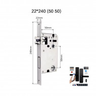 Mortaise 22 × 240 mm (50/50) avec Auto-Lock – Spéciale Serrures Intelligentes