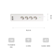 Multiprise connectée avec 4 prises + 4 ports USB Application tuya , konyx , compatible alexa et googleHome Multiprise connectée avec 4 prises + 4 ports USB Application tuya , konyx , compatible alexa et googleHome