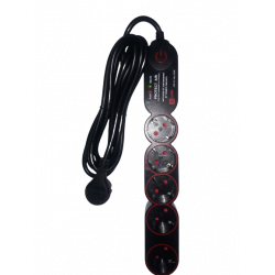 Multiprises 05 Prises Avec Protection Contre Les Surcharges CAM ELEC P5-3M Multiprises 05 Prises Avec Protection Contre Les Surcharges CAM ELEC P5-3M