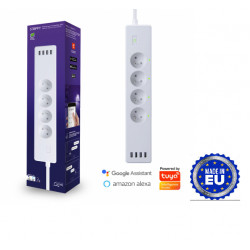 Multiprise connectée intelligente tuya logicom ( Conforme au norme européenne ) Multiprise connectée intelligente tuya logicom ( Conforme au norme européenne )
