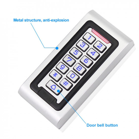 IP68 Waterproof standalone Access Control System Rfid Access Controller keypad S601EM IP68 Waterproof standalone Access Control System Rfid Access Controller keypad S601EM