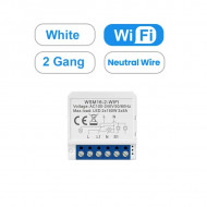 Mini switch 2 voies WIFI Avec neutre tuya  AVATTO WSM16-2GANG Mini switch 2 voies WIFI Avec neutre tuya  AVATTO WSM16-2GANG