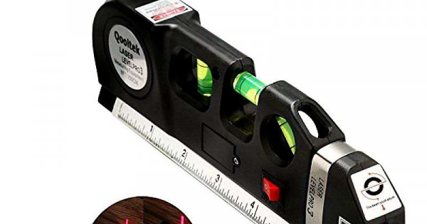 Niveau Laser 8 Pieds – Horizontal Et Vertical, Avec Règles Standard Et Métriques, Modèle LL003