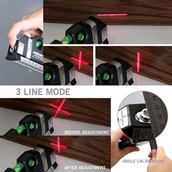 Niveau Laser Horizon mesure verticale 8FT aligneur Standard et règles métriques Niveau Laser Horizon mesure verticale 8FT aligneur Standard et règles métriques