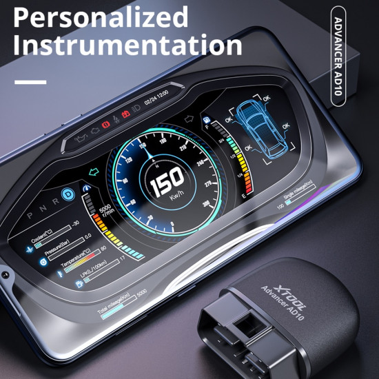XTOOL AD10 OBD2 Diagnostic Scanner 4.2 Bluetooth ELM327 Mini Engine Code Reader System Scanner Automotivo Tools for Car Vehicle XTOOL AD10 OBD2 Diagnostic Scanner 4.2 Bluetooth ELM327 Mini Engine Code Reader System Scanner Automotivo Tools for Car Vehicle