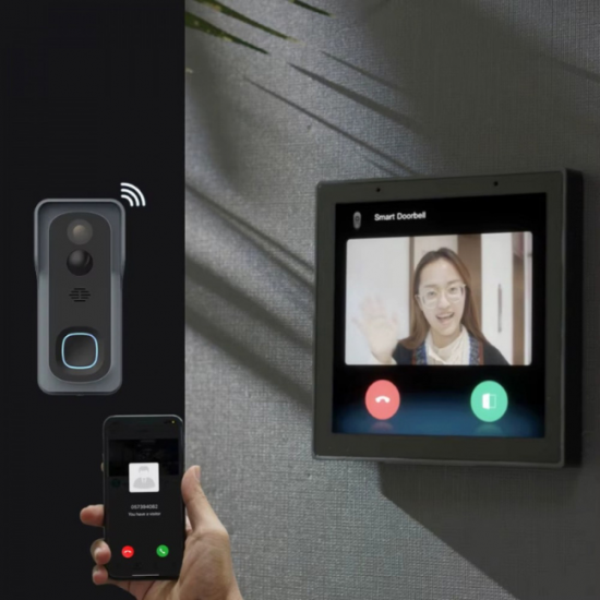 Smart Control Panel 4C – Écran tactile 4" Tuya Smart Life avec Alexa, passerelle Zigbee 3.0, Bluetooth Mesh et télécommande IR
