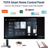 Panneau de commande pour maison intelligente, écran tactile de 8 pouces, Bluetooth, passerelle Zigbee et IR intégré