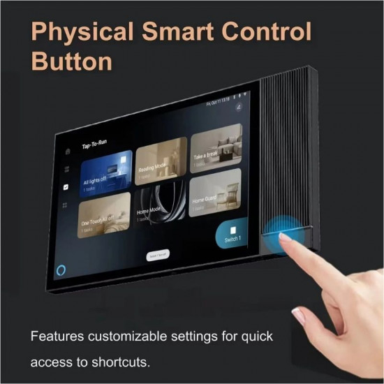 Panneau de commande pour maison intelligente, écran tactile de 8 pouces, Bluetooth, passerelle Zigbee et IR intégré