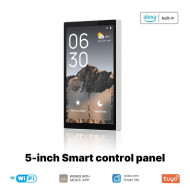 Panneau de commande tactile central 5 pouces avec commande vocale intégrée Alexa et ZigBee Moes-US-5inch
