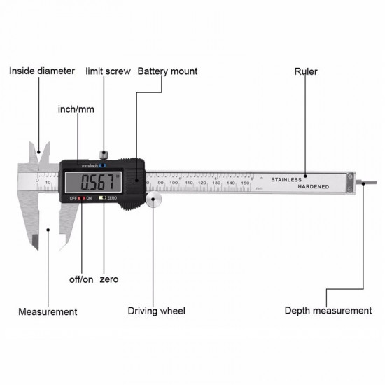 GSFixtop 12102 digital caliper GSFixtop 12102 digital caliper
