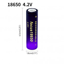 18650 4.2V rechargeable battery